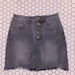 Pacsun gray jean skirt!!